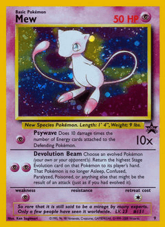 Mew 9/53 — Wizards Black Star Promos