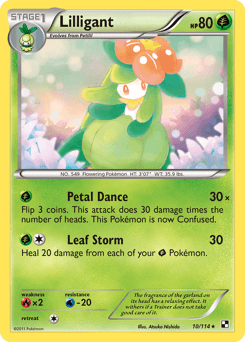 Lilligant 10/114 — Black & White