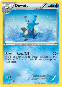 Dewott 30/114 — Black & White