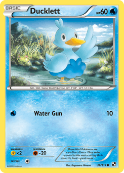 Ducklett 36/114 — Black & White