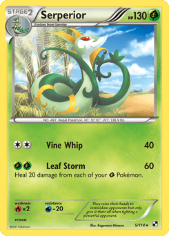 Serperior 5/114 — Black & White