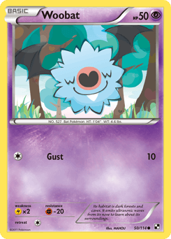 Woobat 50/114 — Black & White