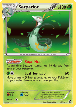 Serperior 6/114 — Black & White
