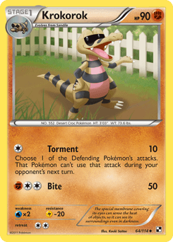 Krokorok 64/114 — Black & White