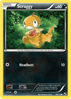 Scraggy 68/114 — Black & White