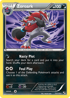 Zoroark 71/114 — Black & White