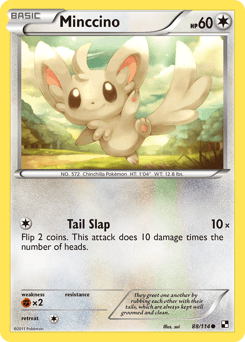 Minccino 88/114 — Black & White