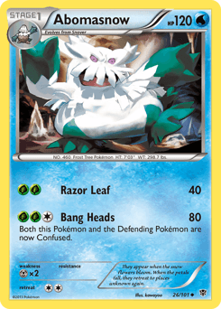 Abomasnow 26/101 — Plasma Blast