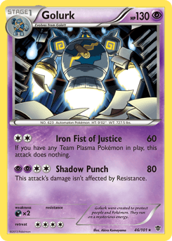 Golurk 46/101 — Plasma Blast
