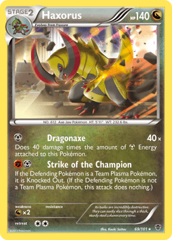 Haxorus 69/101 — Plasma Blast