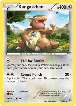 Kangaskhan 71/101 — Plasma Blast