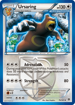 Ursaring 76/101 — Plasma Blast
