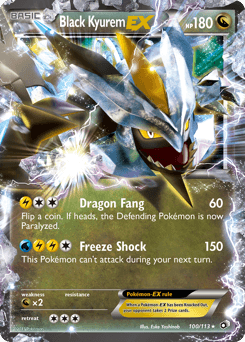 Black Kyurem-EX 100/113 — Legendary Treasures