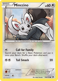 Minccino 104/113 — Legendary Treasures
