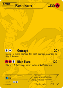Reshiram 114/113 — Legendary Treasures