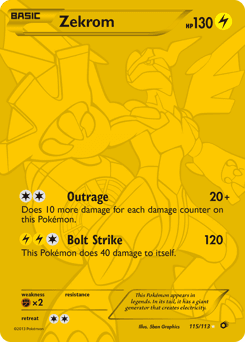 Zekrom 115/113 — Legendary Treasures