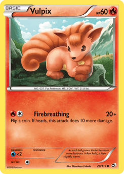 Vulpix 20/113 — Legendary Treasures