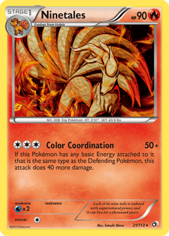 Ninetales 21/113 — Legendary Treasures