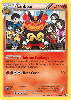 Emboar 27/113 — Legendary Treasures