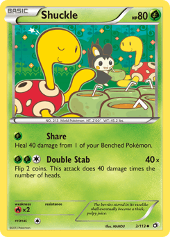 Shuckle 3/113 — Legendary Treasures