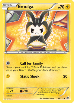 Emolga 49/113 — Legendary Treasures