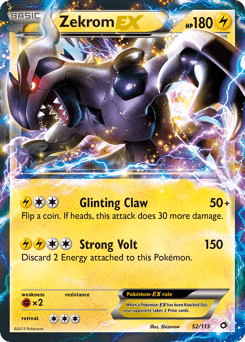 Zekrom-EX 52/113 — Legendary Treasures