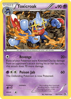 Toxicroak 63/113 — Legendary Treasures