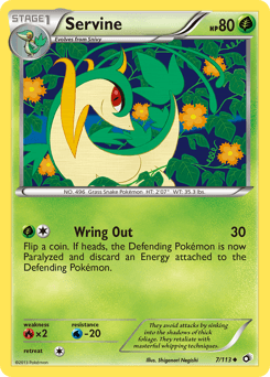 Servine 7/113 — Legendary Treasures