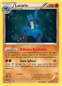 Lucario 80/113 — Legendary Treasures