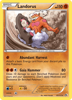 Landorus 85/113 — Legendary Treasures