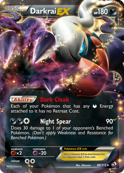 Darkrai-EX 88/113 — Legendary Treasures