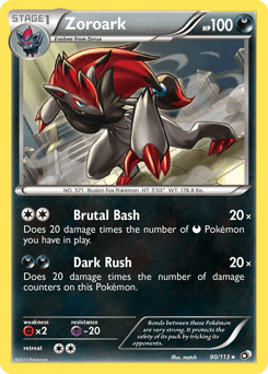Zoroark 90/113 — Legendary Treasures