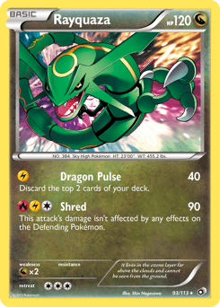 Rayquaza 93/113 — Legendary Treasures