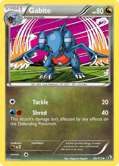 Gabite 95/113 — Legendary Treasures