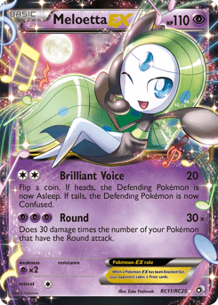 Meloetta-EX RC11/113 — Legendary Treasures
