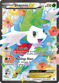 Shaymin-EX RC21/113 — Legendary Treasures