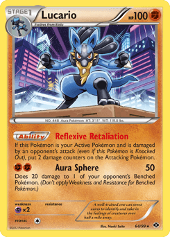 Lucario 64/99 — Next Destinies