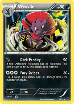 Weavile 70/99 — Next Destinies