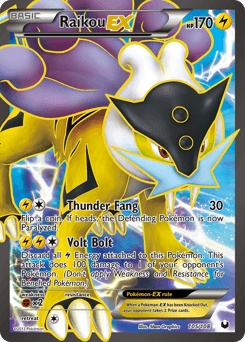 Raikou-EX 105/108 — Dark Explorers