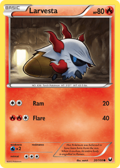 Larvesta 20/108 — Dark Explorers