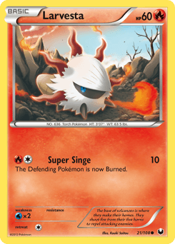 Larvesta 21/108 — Dark Explorers