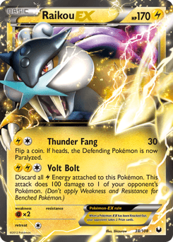 Raikou-EX 38/108 — Dark Explorers