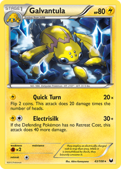Galvantula 43/108 — Dark Explorers