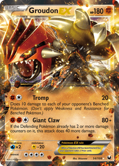 Groudon-EX 54/108 — Dark Explorers