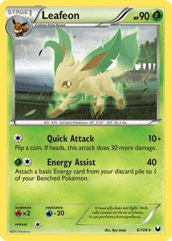 Leafeon 6/108 — Dark Explorers