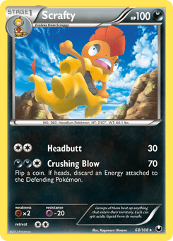 Scrafty 68/108 — Dark Explorers
