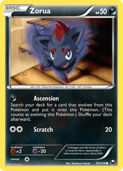 Zorua 69/108 — Dark Explorers