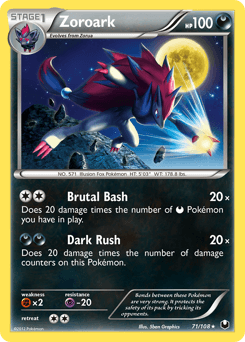 Zoroark 71/108 — Dark Explorers
