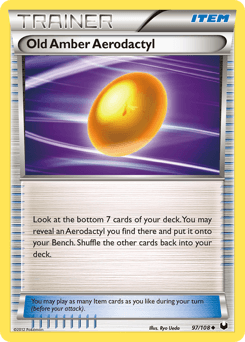 Old Amber Aerodactyl 97/108 — Dark Explorers