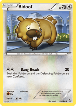 Bidoof 106/124 — Dragons Exalted